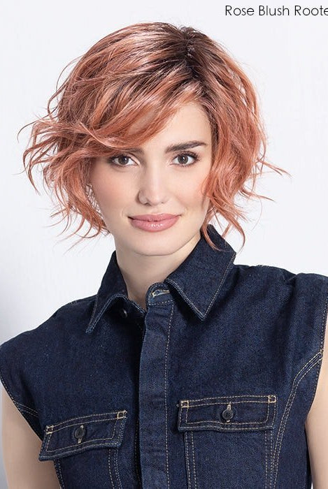 Open Box | Cookie Wig by Ellen Wille | Petite/Average Cap | Rose Blush Rooted - Wig Studio 1
