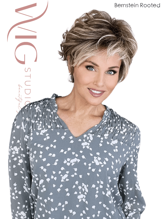 Open Box | Cover | HF Synthetic Lace Front Wig | Mono Part | Platin Blonde Rooted - Wig Studio 1