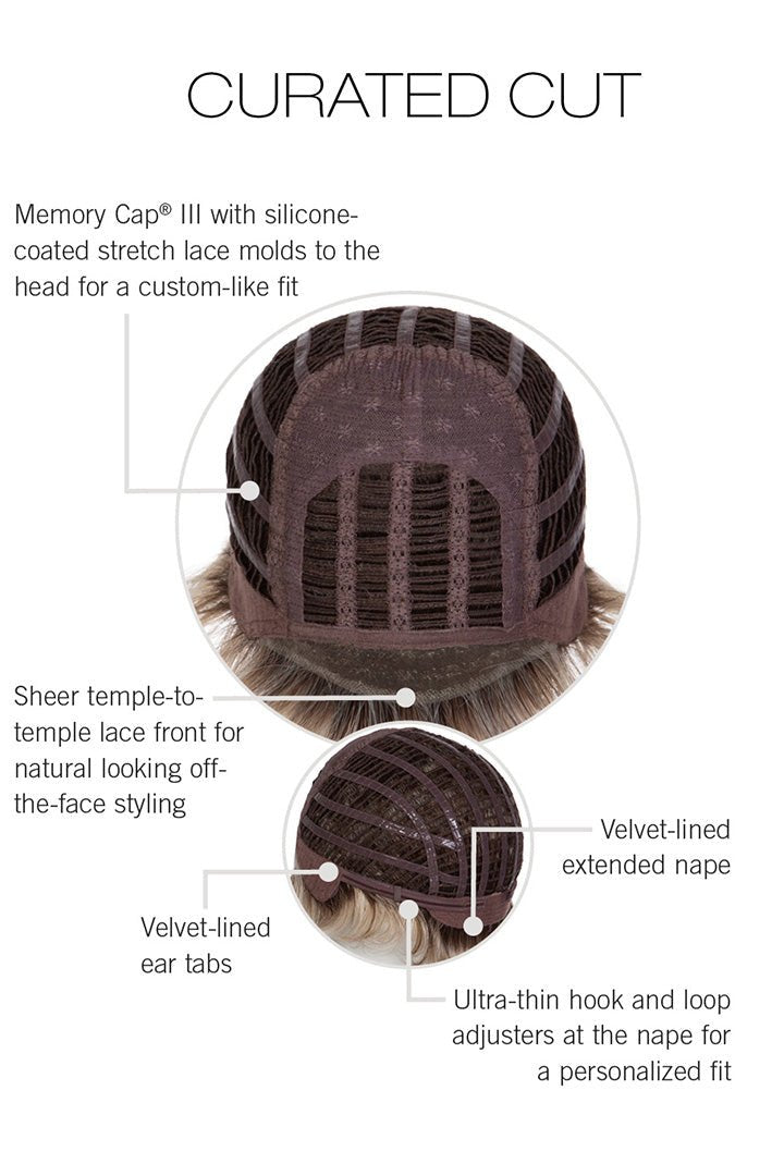 Open Box | Curated Cut by Raquel Welch | HF Synthetic Lace Front Wig | Basic Cap | RL51/61 - Wig Studio 1