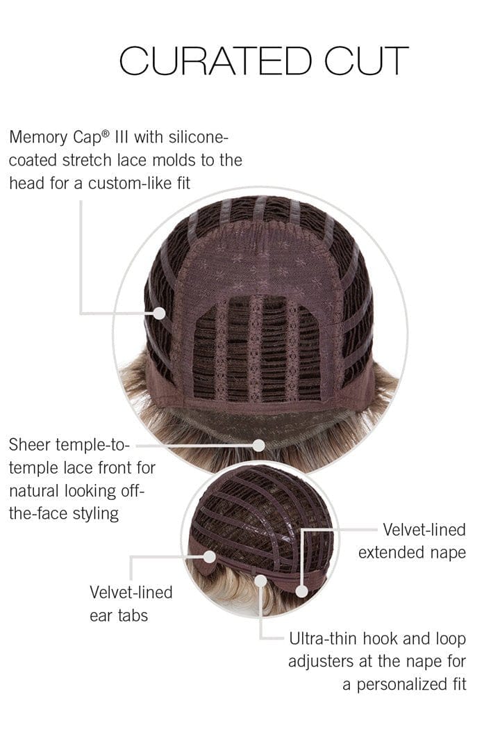 Curated Cut by Raquel Welch | HF Synthetic Lace Front Wig | Basic Cap - Wig Studio 1