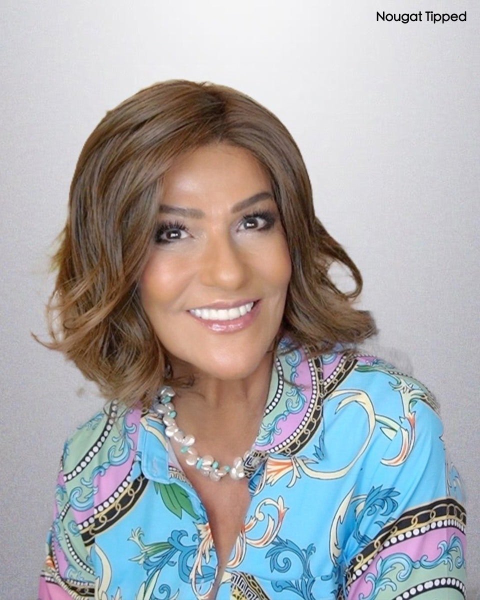 Open Box | Delight Wig by Ellen Wille | Petite/Average Cap | Rose Wood Rooted - Wig Studio 1