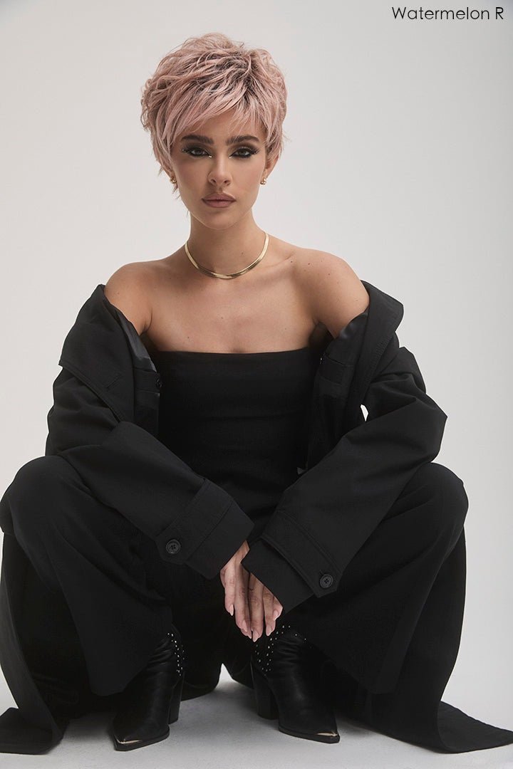 Open Box | Luca Wig by Rene of Paris | Average Cap | Ice Blonde - Wig Studio 1