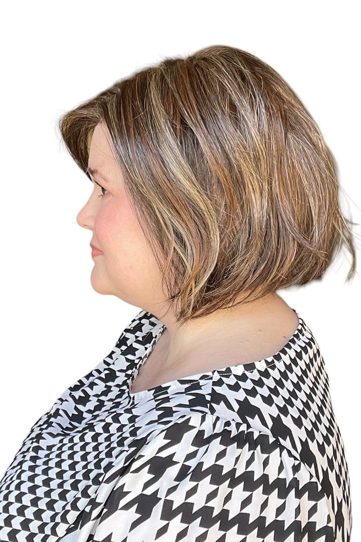 Open Box | Madison | HF Synthetic Lace Front Wig | Mono Part | Oyster Gray - Wig Studio 1