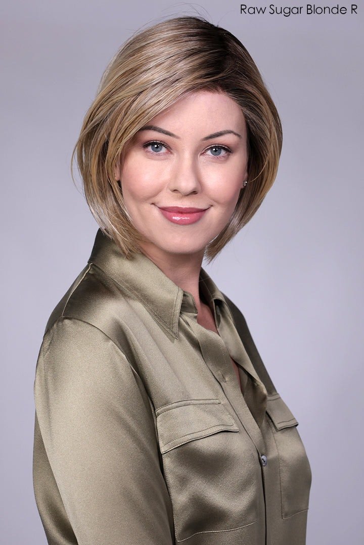 Open Box | Manchester Wig by Belle Tress | Heat Friendly Synthetic Hair | Average Cap | Milkshake Blonde - R - Wig Studio 1