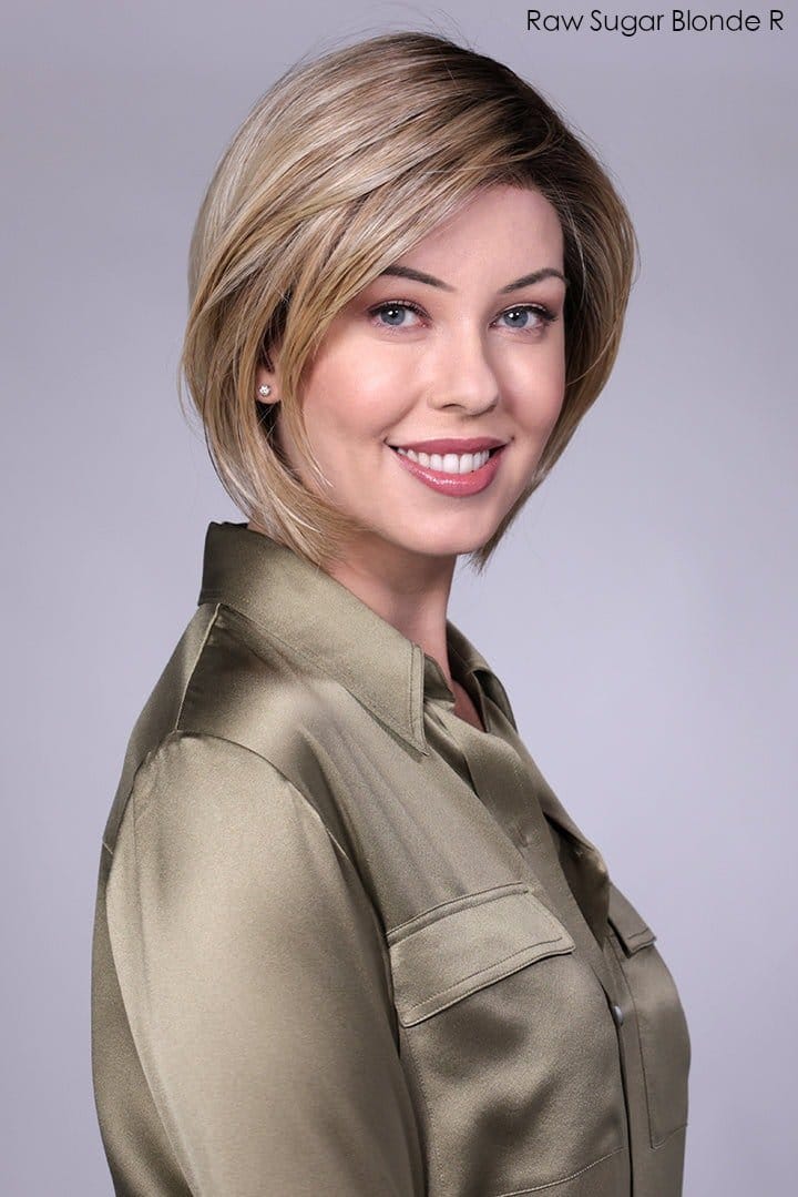 Open Box | Manchester Wig by Belle Tress | Heat Friendly Synthetic Hair | Average Cap | Milkshake Blonde - R - Wig Studio 1