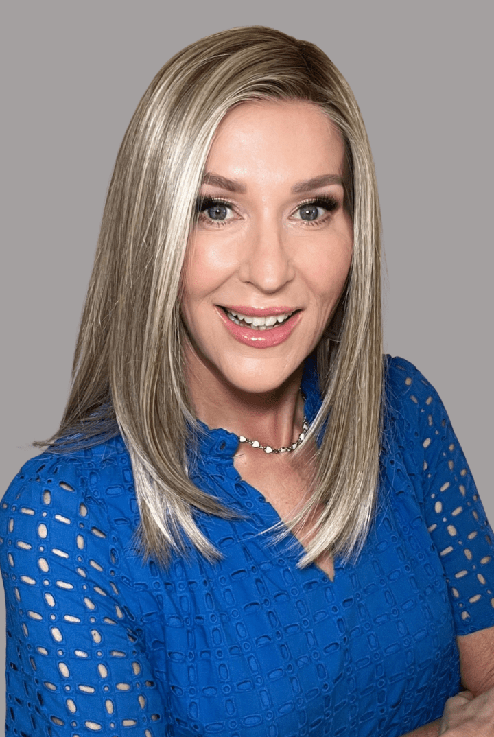 Open Box | Megan Wig by PUSH | Average Cap | Rootbeer Float Blonde - Wig Studio 1