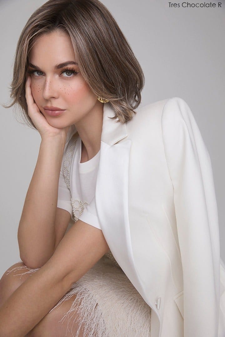 Open Box | Mira Hand Tied Wig by Amore | Average Cap | Milky Opal - R - Wig Studio 1