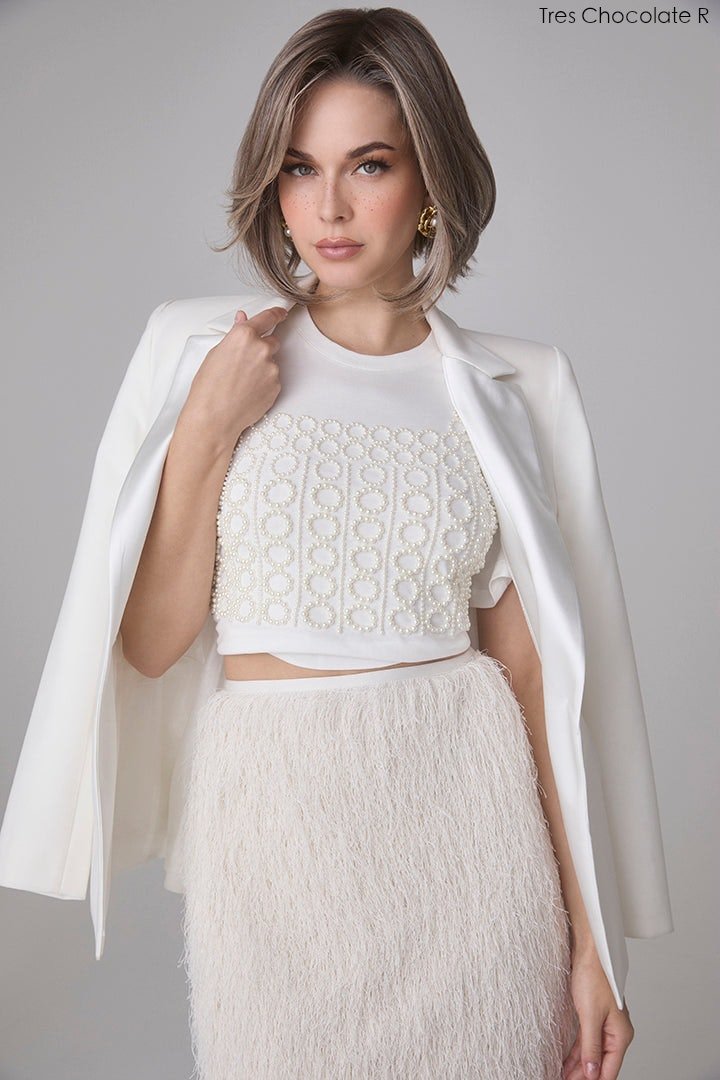 Open Box | Mira Hand Tied Wig by Amore | Average Cap | Milky Opal - R - Wig Studio 1