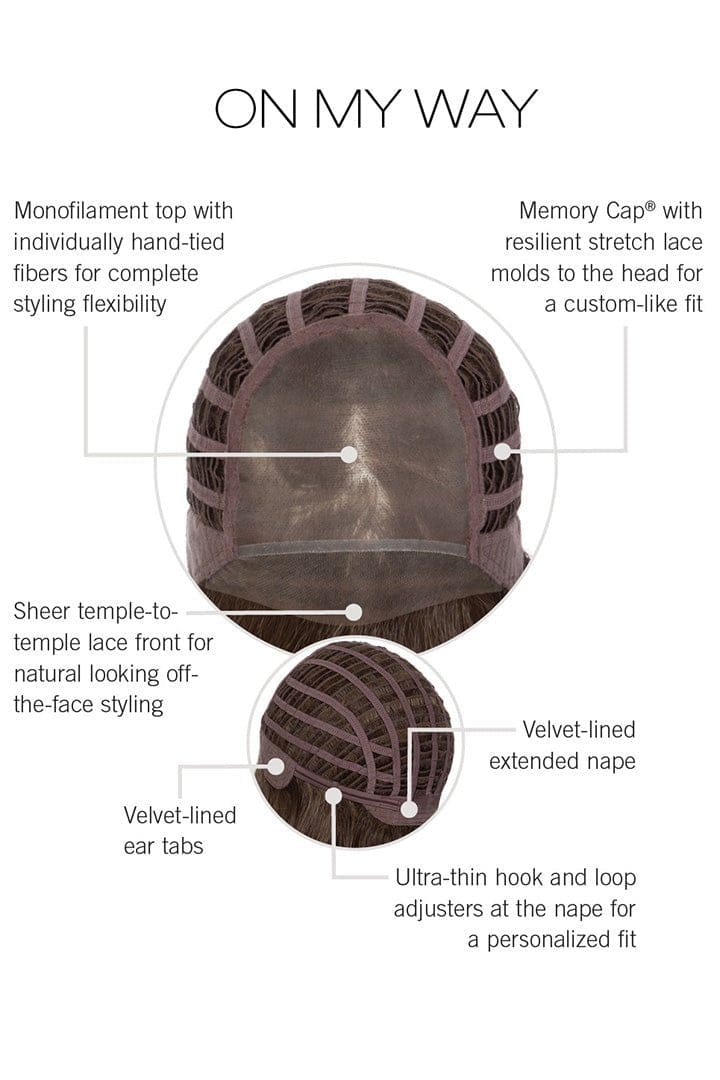 Open Box | On My Way by Raquel Welch | HF Synthetic Lace Front Wig | Mono Top | RL6/8 - Wig Studio 1