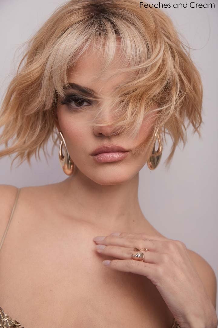 Open Box | Rosanna | HF Synthetic Lace Front Wig | Mono Part | Buttercream Blond - R - Wig Studio 1