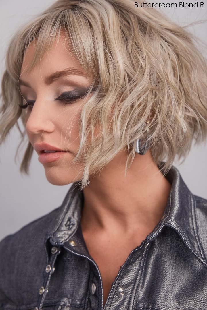 Open Box | Rosanna | HF Synthetic Lace Front Wig | Mono Part | Buttercream Blond - R - Wig Studio 1