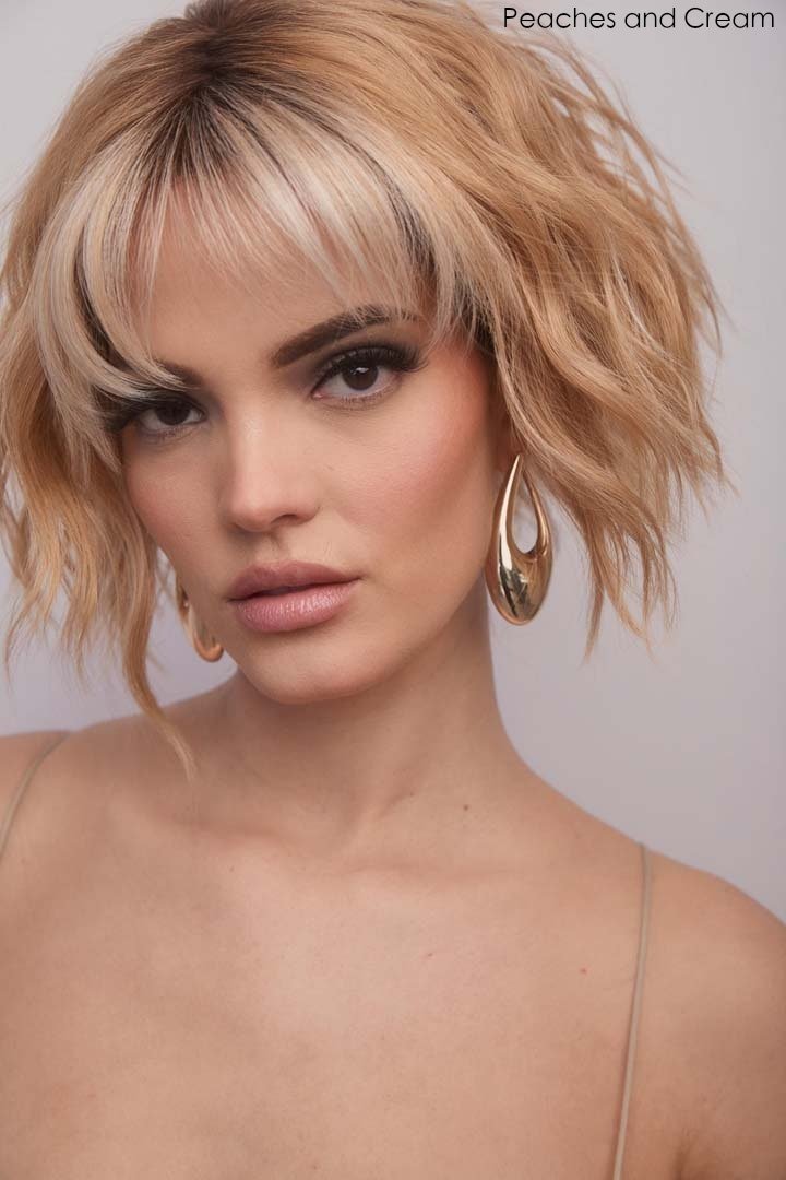 Open Box | Rosanna | HF Synthetic Lace Front Wig | Mono Part | Buttercream Blond - R - Wig Studio 1