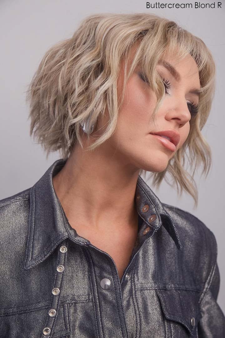 Open Box | Rosanna | HF Synthetic Lace Front Wig | Mono Part | Buttercream Blond - R - Wig Studio 1