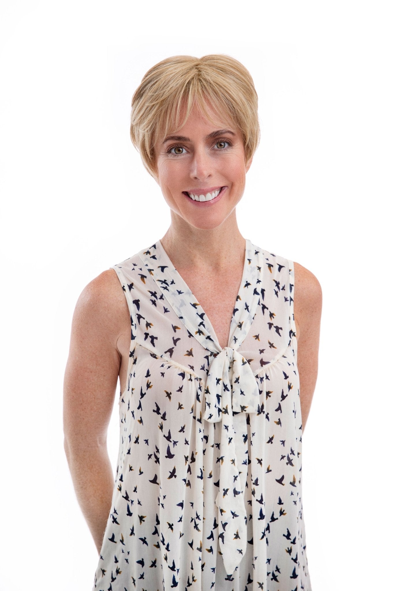 Open Box | S104 Claire wig by WigPro | Heat Friendly Synthetic Hair | Average Cap | 16/613 - Wig Studio 1