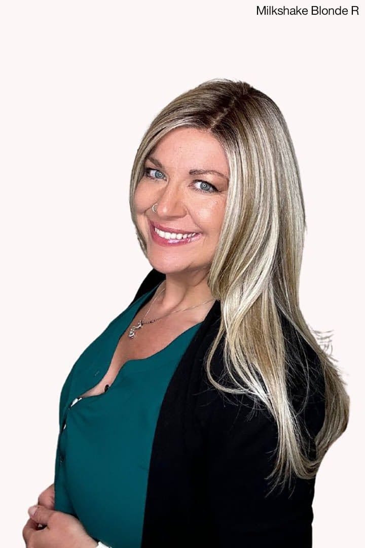 Open Box | Siena | HF Synthetic Lace Front Wig | Mono Part | Buttered Toast - R - Wig Studio 1