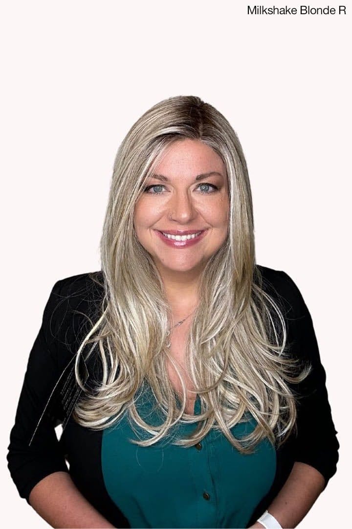 Open Box | Siena | HF Synthetic Lace Front Wig | Mono Part | Buttered Toast - R - Wig Studio 1