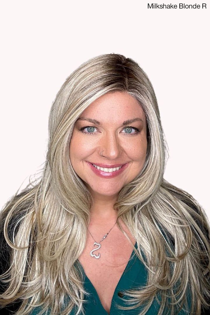 Open Box | Siena | HF Synthetic Lace Front Wig | Mono Part | Buttered Toast - R - Wig Studio 1