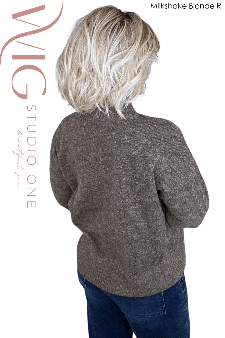 Open Box | Tribeca by Belle Tress | HF Synthetic Lace Front Wig | Mono Part | Triple Chocolate - R - Wig Studio 1