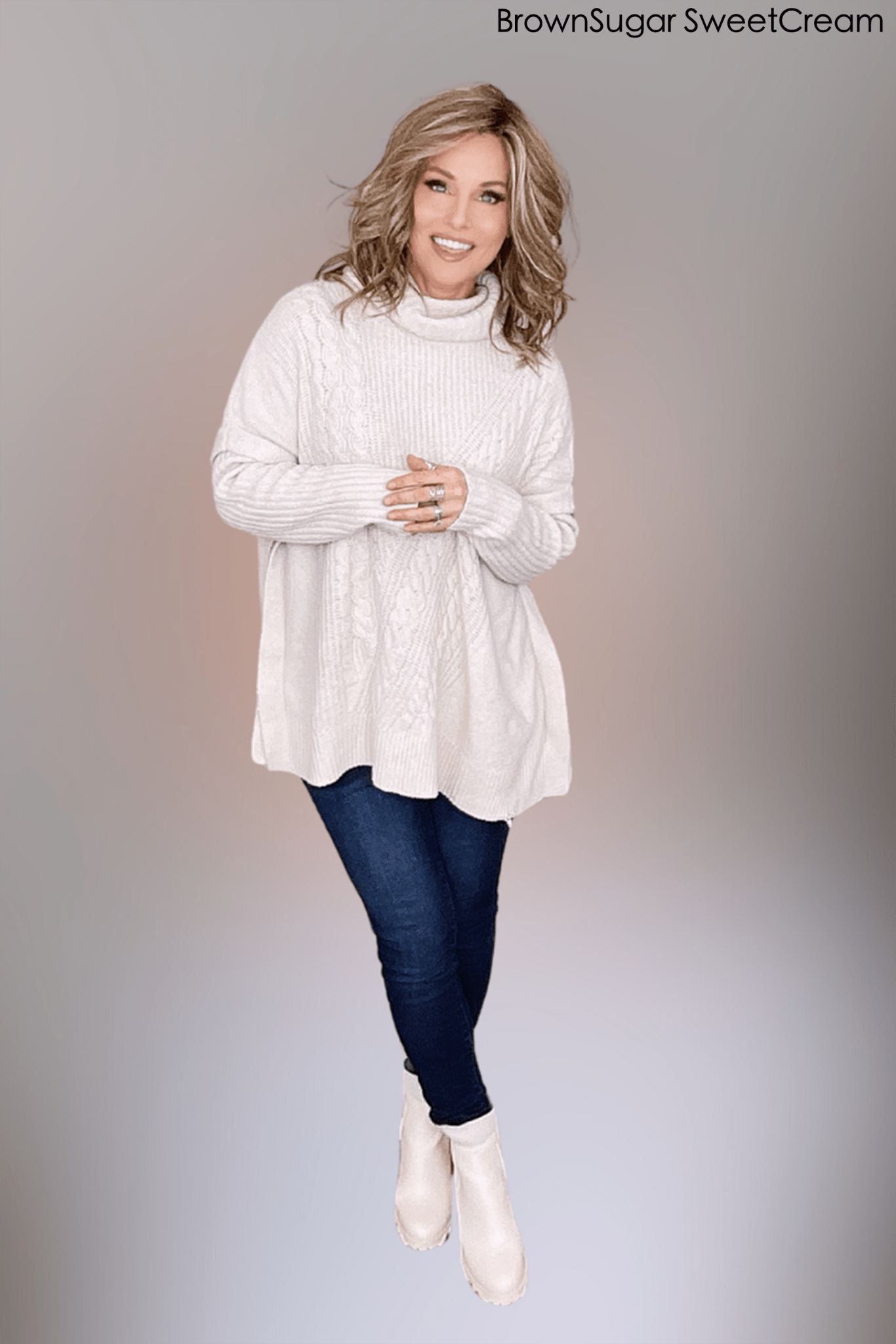 Open Box | Vivienne | HF Synthetic Lace Front Wig | Mono Part | Bombshell Blonde - Wig Studio 1