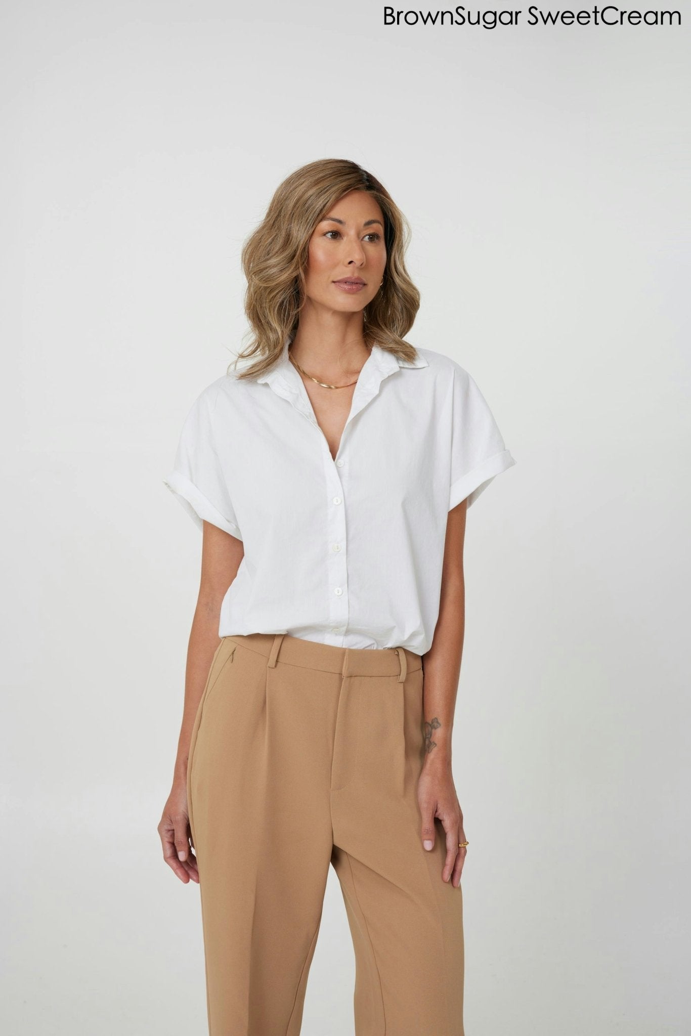 Open Box | Vivienne | HF Synthetic Lace Front Wig | Mono Part | Bombshell Blonde - Wig Studio 1