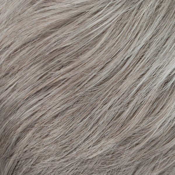 56S60 | Dark Brown with 90% Gray and Natural White Blend: Lighter Front, Darker Back