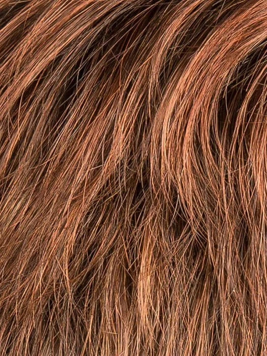 AUBURN ROOTED 33.30.6 | Dark Auburn with Light Auburn and Dark Brown Blend with Shaded Roots