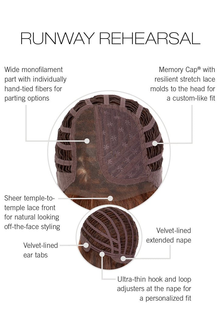 Runway Rehearsal by Raquel Welch | HF Synthetic Lace Front Wig | Mono Part - Wig Studio 1