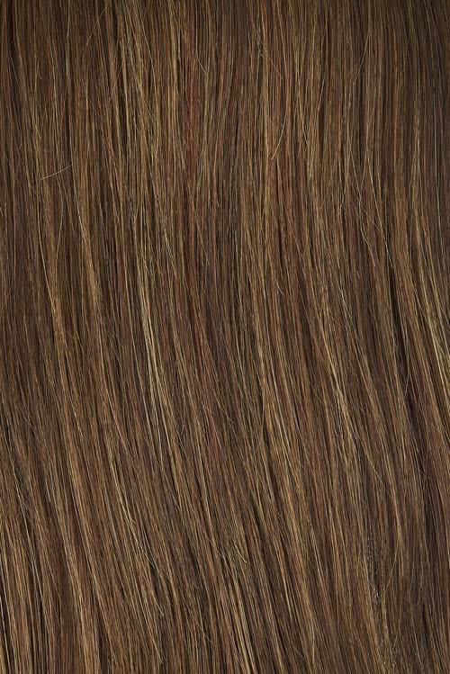 Sangria | Dark auburn & medium brown with warm strawberry highlights