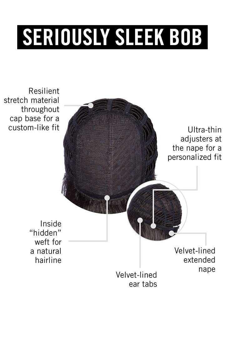 Seriously Sleek Bob | HF Synthetic Wig | Basic Cap - Wig Studio 1