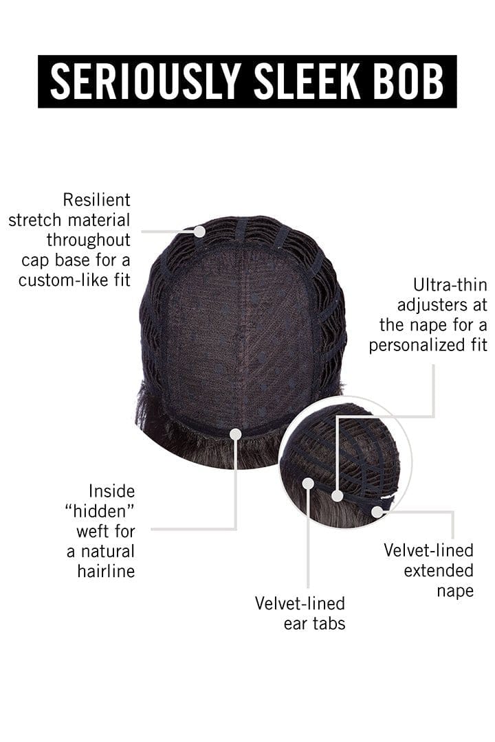 Seriously Sleek Bob | HF Synthetic Wig | Basic Cap - Wig Studio 1