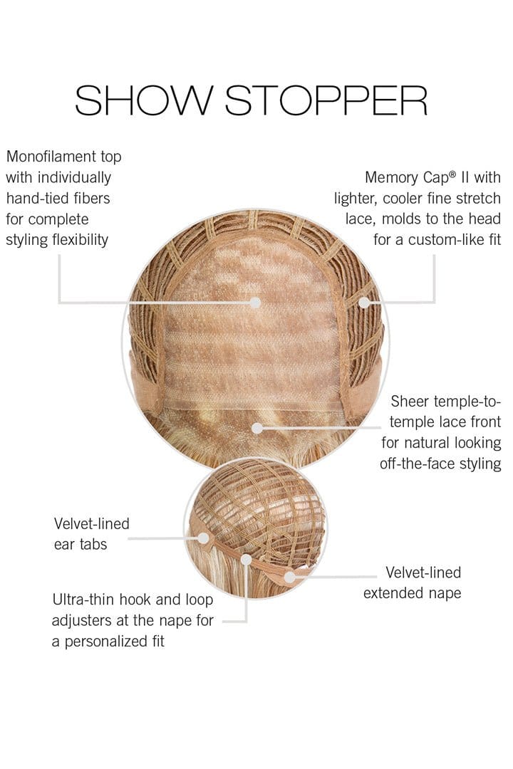 Show Stopper by Raquel Welch | HF Synthetic Lace Front Wig | Mono Part - Wig Studio 1