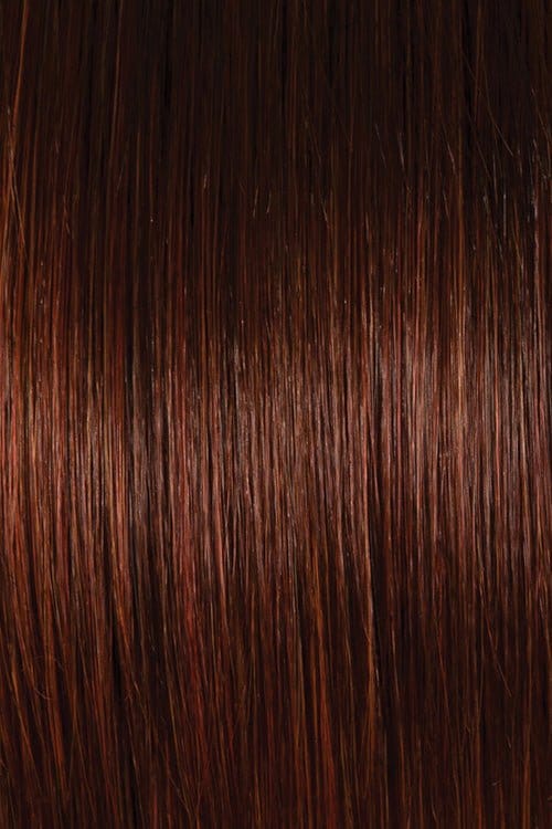 SS130 Rooted Dark Copper | Bright Reddish Brown with subtle Copper Highlights, Dark Brown roots