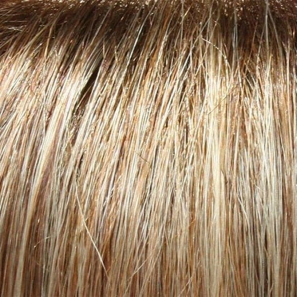 14/26S10 | Shaded Pralines n' Cream | Lt Gold Blonde & Med Red-Gold Blonde Blend, Shaded w/ Lt Brown