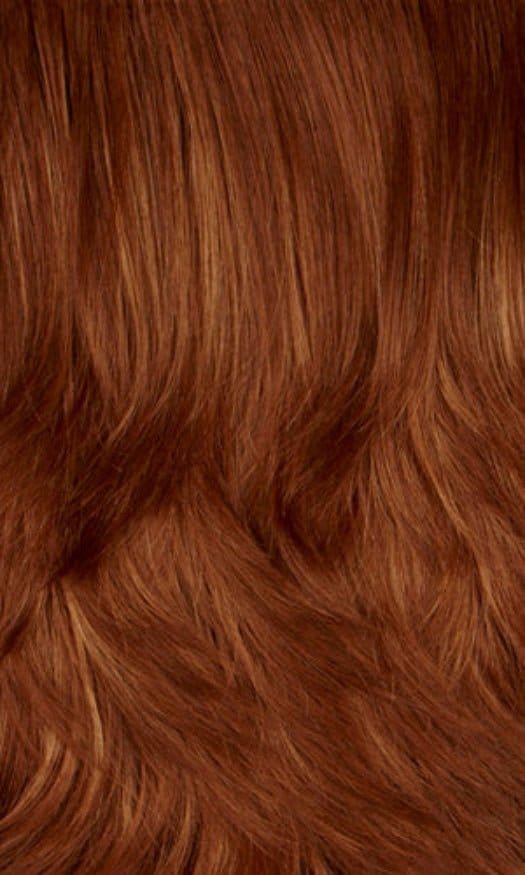 130H | Copper red with dark strawberry blonde highlights