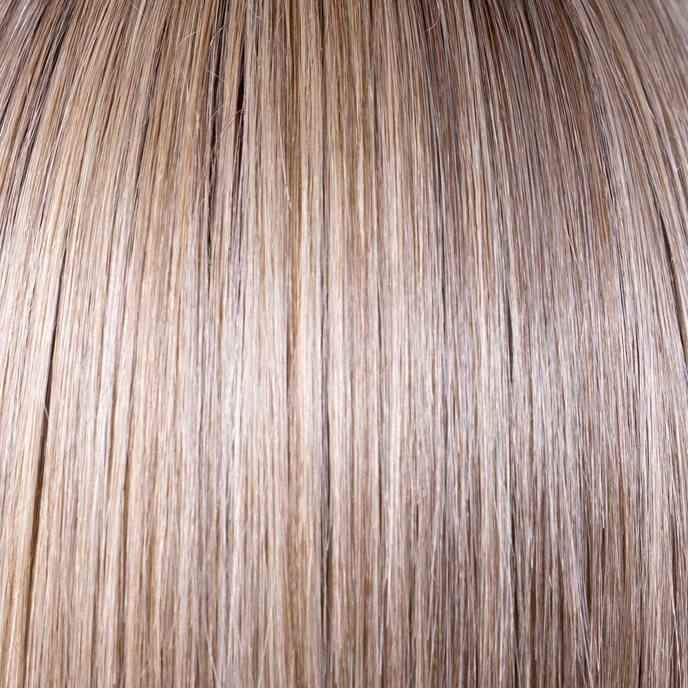 Sparkling Champagne-R | 60/103/613+8 | Sparkling Champagne Root is a luminous blend of soft ash brown or dark blonde roots transitioning into shimmering champagne blonde with pale golden and platinum undertones and suits all skin tones.