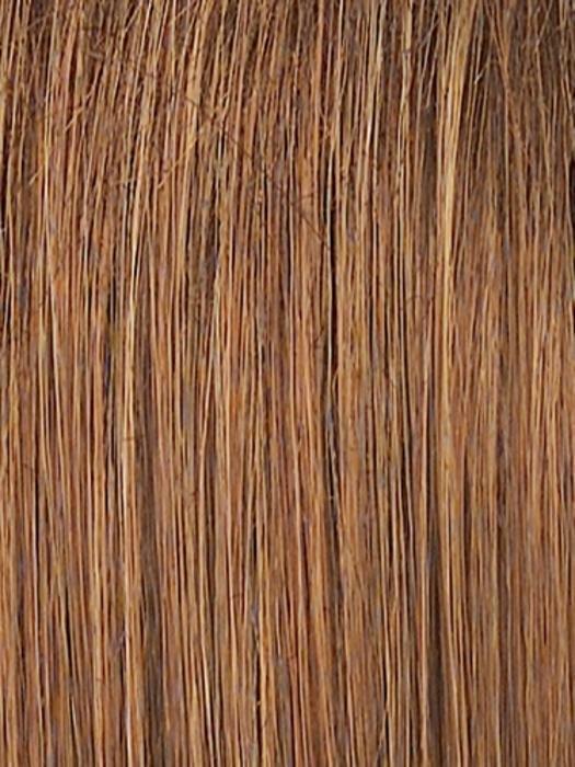 R3025S+ GLAZED CINNAMON | Medium Auburn with Ginger Blonde Highlights on Top
