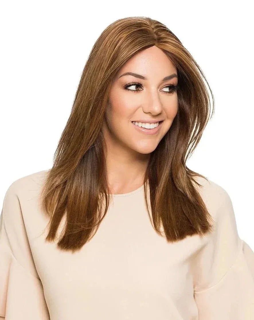 302L Lace Top Hand Tied by WigPro | Human Hair Topper | Mono Top - Color