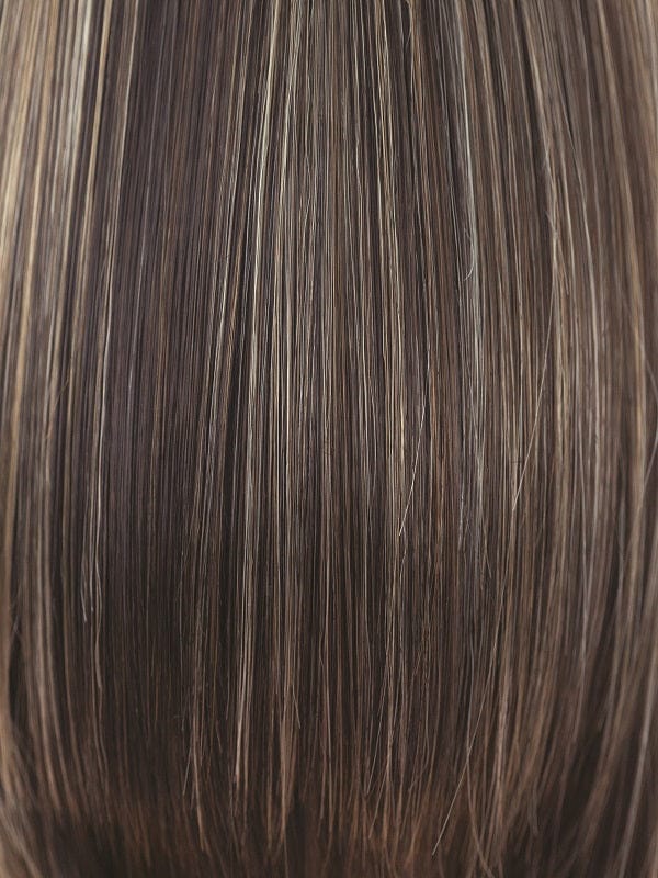 Chocolate Frost | Dark Brown base with 50/50 blend of light brown + light blonde highlights