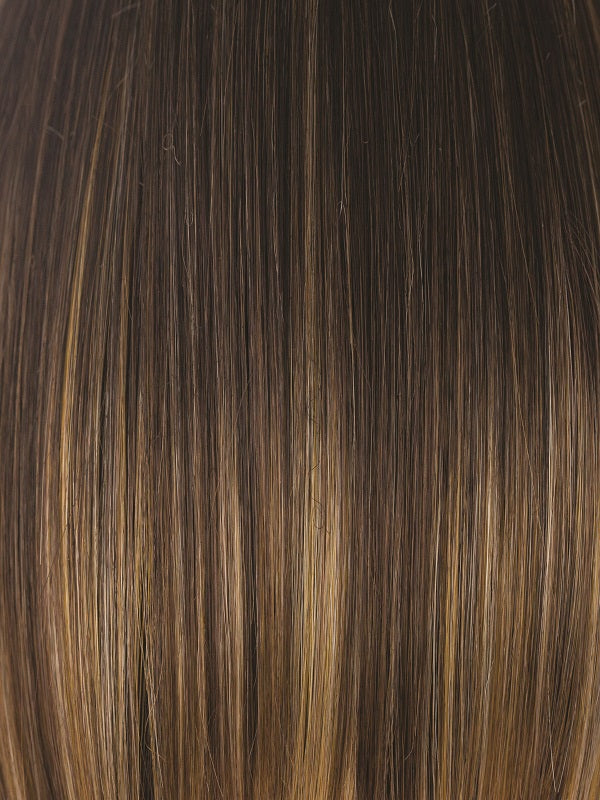 Rene of Paris Wigs | HoneyComb Brown | Medium Golden Brown Base with blended Gold and Copper Blonde undertones