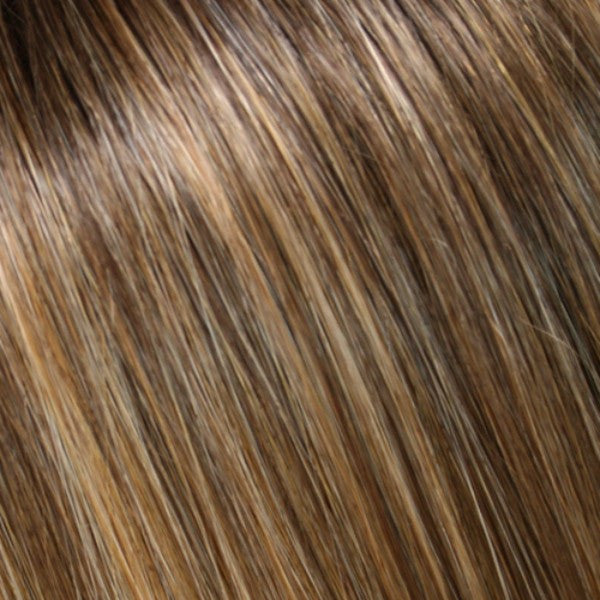 Jon Renau - 24B18S8 | Dk Ash Blonde/Honey Blonde Blend, Shaded w/ Med Brown