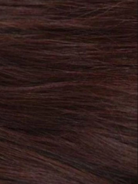 MULBERRY-BROWN Dark chocolate and dark auburn blend with rusty auburn undertones