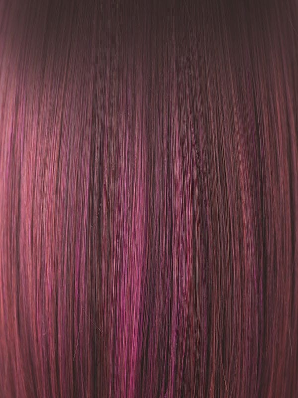 Plumberry Jam LR | Medium plum ombre, rooted with 50/50 blend of red/fuschia