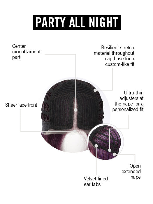 Party all Night Wig by Hairdo | Mono Part
