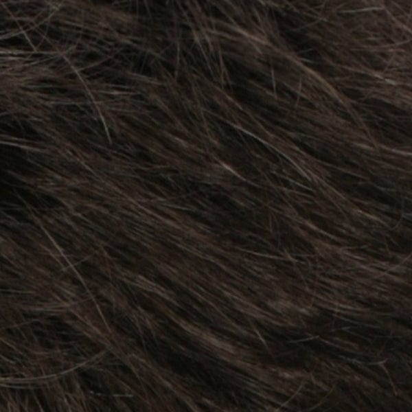 CHROMERT1B | Gray & White with 25% Medium Brown Blend & Off-Black Roots