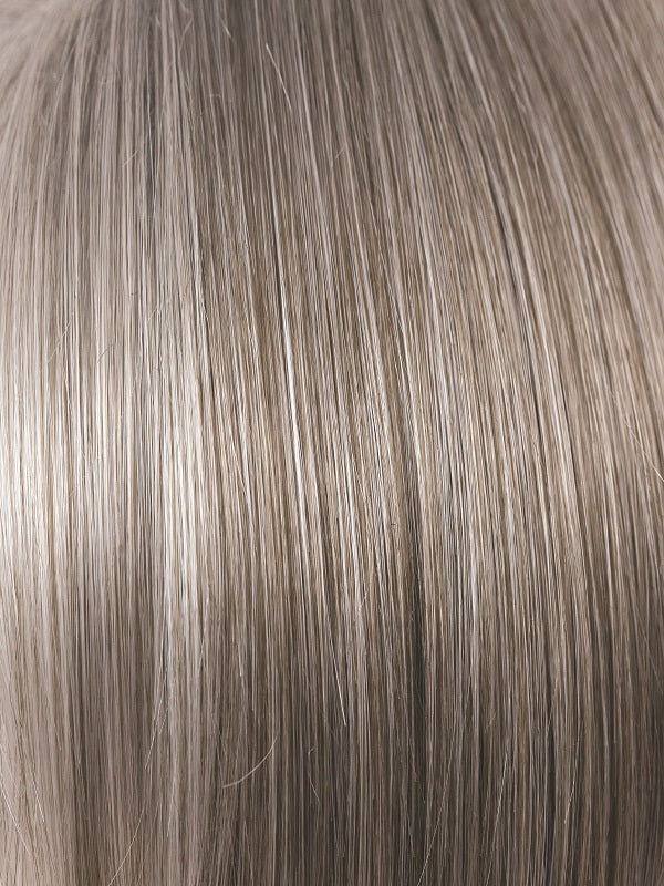 Sandy Silver | Medium brown and silver blend that transitions to more silver/light ash brown then to silver at the front