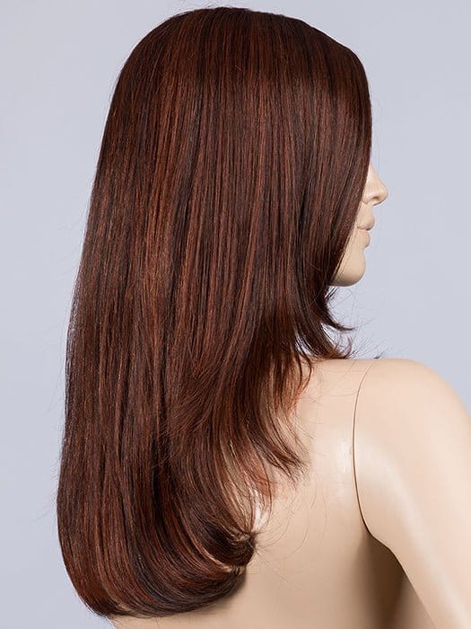 Auburn Rooted | Dark Auburn, Deep Copper Brown, and Darkest Brown Blend with Shaded Roots