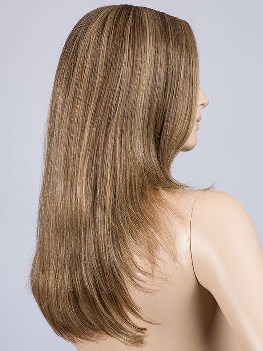 Bernstein Rooted | Lightest Brown, Light Golden Blonde, and Dark Strawberry Blonde Blend with Shaded Roots