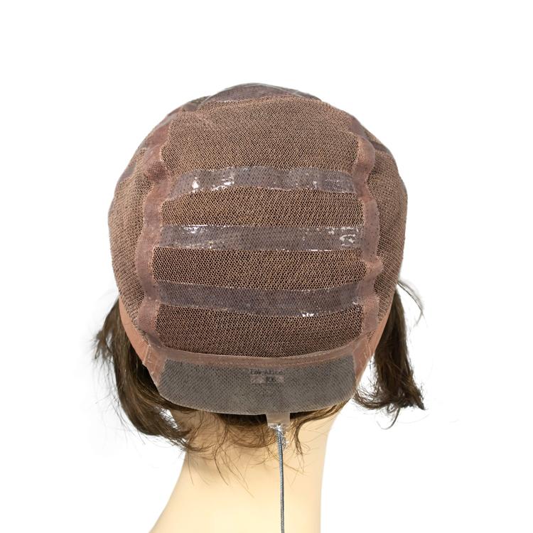 Alice 124 by WigPro | Hand Tied Lace Front Human Hair Wig | Mono Top - Color