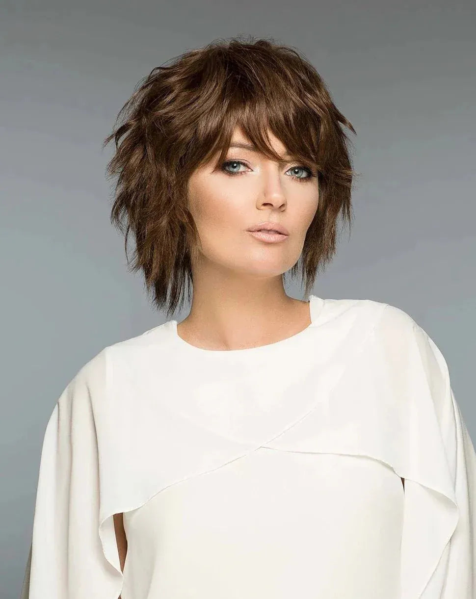 Alice 124 by WigPro | Hand Tied Lace Front Human Hair Wig | Mono Top - Color
