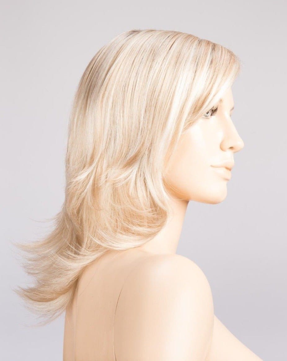 CHAMPAGNE ROOTED | Light Beige Blonde Medium Honey Blonde and Platinum Blonde blend with Dark Roots